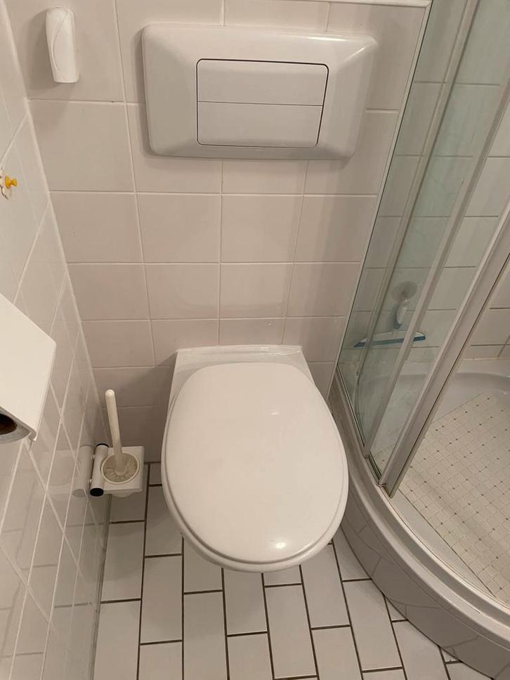 Kastje is 53x50 en hangt aan de muur., Huis en Inrichting, Badkamer | Badkamermeubels, Zo goed als nieuw, Wastafelkast, Ophalen