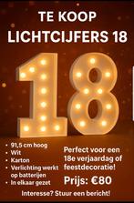Te koop! Lichtcijfers 18 nieuw, Ophalen of Verzenden, Nieuw, Geboorte of Huwelijk