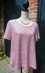 kerst - roze bling top H&M mt S (sterk oversized), H&M, Ophalen of Verzenden, Zo goed als nieuw, Korte mouw