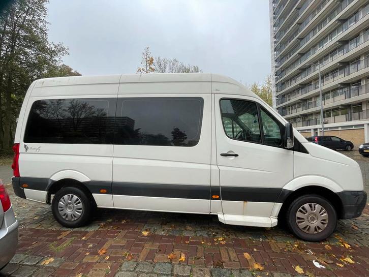 Volkswagen Crafter 35 2.5 TDI 80KW Kombi 2008 Wit, Auto's, Bestelauto's, ABS, Airbags, Centrale vergrendeling, Elektrische buitenspiegels