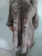 0034 - Luxe Lammy Coat van ARMA met Bont - Maat 44, Topstaat, Kleding | Dames, Jassen | Winter, Bruin, Arma, Maat 42/44 (L), Ophalen of Verzenden