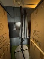 Parasol 350 cm - kruisvoet - grijs, Tuin en Terras, Ophalen of Verzenden, Minder dan 1 meter, Parasolvoet