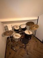 Drumstel compleet, Muziek en Instrumenten, Drumstellen en Slagwerk, Ophalen, Gebruikt, Overige merken