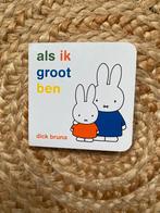 Kartonnen Nijntje boekje, Ophalen of Verzenden, Zo goed als nieuw, 1 tot 2 jaar