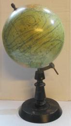 antieke globe op zwarte voet 1920 van J. Forest Parijs 13, Antiek en Kunst, Verzenden