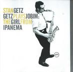 Stan Getz – Getz Plays Jobim, Ophalen of Verzenden, 1980 tot heden, Zo goed als nieuw, Jazz