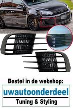 Glans Zwarte Mistlamp Grill Bumper Geschikt Voor VW Golf 6 G