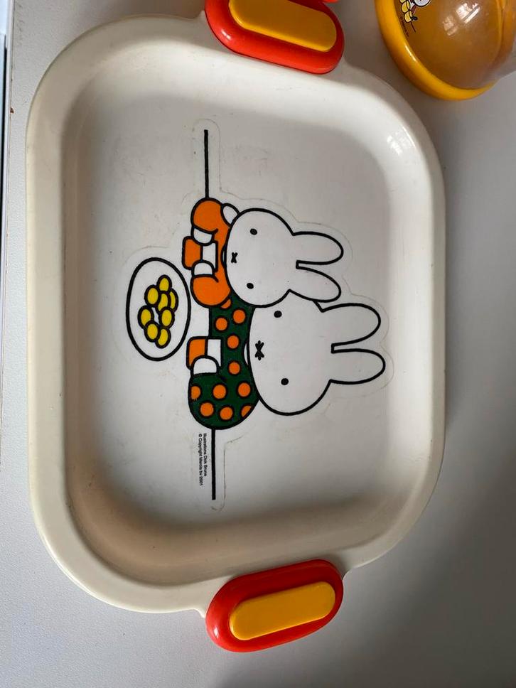 Nijntje Servies met Dienblad, Kinderen en Baby's, Speelgoed | Babyspeelgoed, Gebruikt, Overige typen, Ophalen of Verzenden