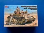 Tamiya	25208	Panzerkampfwagen IV Ausf F. & Motorcycle 1/35, Tank, 1:32 tot 1:50, Nieuw, Ophalen of Verzenden