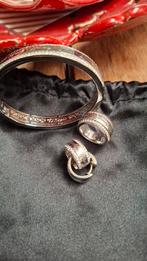 Tisento armband,ring en oorbellen, Sieraden, Tassen en Uiterlijk, Ringen, Ophalen of Verzenden, Zo goed als nieuw, Dame, Zilver