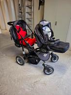 Trippy Twee-Drieling Kinderwagen, Gebruikt, Verstelbare duwstang, Ophalen, Kinderwagen