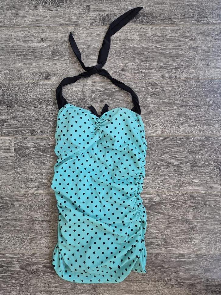 Banned Retro Rogues Polkadots badpak 50s, Kleding | Dames, Badmode en Zwemkleding, Zo goed als nieuw, Badpak, Blauw, Ophalen of Verzenden