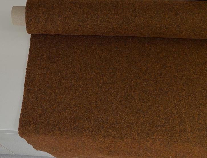 Kvadrat Divina Melange 3 571 oranjebruin 3,25 mtr meubelstof, Hobby en Vrije tijd, Stoffen en Lappen, Nieuw, Wol, 120 cm of meer