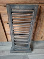 Houten Louvre shutter op voetstuk, Ophalen of Verzenden