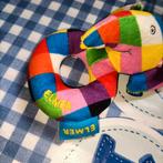 Elmer de olifant rammelaar 12 cm groot, Ophalen of Verzenden, Zo goed als nieuw, Rammelaar