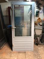 Hardhouten buitendeuren, Doe-het-zelf en Verbouw, Deuren en Horren, Ophalen of Verzenden, Zo goed als nieuw, Buitendeur, 200 tot 215 cm