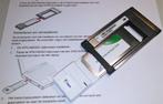 Huawei E870 ExpressCard 34 HSDPA 3G+ & PCMCIA 32-bit Adapter, Ophalen of Verzenden, Zo goed als nieuw, Extern, Huawei