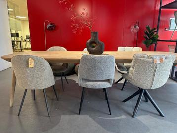 stoelen boucle - boucle eetkamerstoelen set van 6
