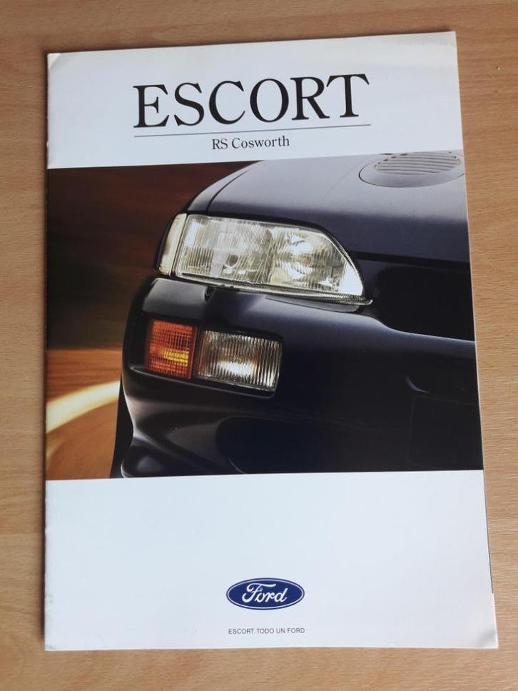 FORD ESCORT RS COSWORTH   Todo un Ford, Boeken, Auto's | Folders en Tijdschriften, Zo goed als nieuw, Ford, Ophalen of Verzenden
