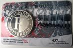 Feyenoord penning in coincard + NFT (in blister) 2024, Verzenden, Koningin Beatrix, Euro's, Losse munt