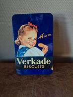 Verkade biscuits blik, Verzamelen, Blikken, Ophalen of Verzenden, Gebruikt, Koek(jes), Verkade