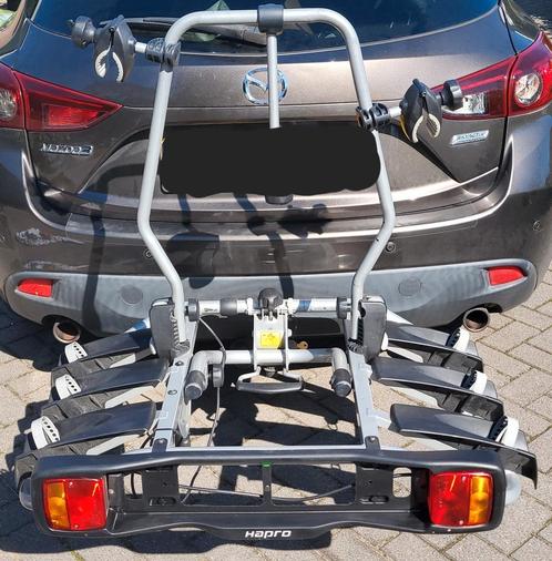 Hapro Atlas fietsendrager 3 fietsen – geschikt voor e-bikes, Auto diversen, Fietsendragers, Zo goed als nieuw, Trekhaakdrager