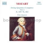 CD Mozart : String Quartets KV 428 & KV 464 Naxos vol. 1, Ophalen of Verzenden, Classicisme, Zo goed als nieuw, Kamermuziek