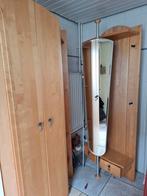 Kapstok met Spiegel en Garderobekast, Ophalen, Gebruikt, 100 tot 150 cm, Modern