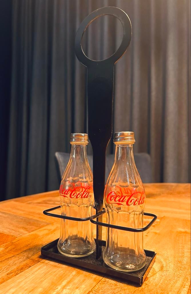 Vintage Coca Cola Zout en Peper Shakers, Ophalen, Gebruikt