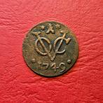 Oude munt VOC duit Zeeland 1749, Postzegels en Munten, Munten | Nederland, Overige waardes, Ophalen of Verzenden, Vóór koninkrijk