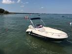 Prins 480 open wit/blauwe motorboot met trailer, Ophalen, Zo goed als nieuw, Minder dan 70 pk, 3 tot 6 meter