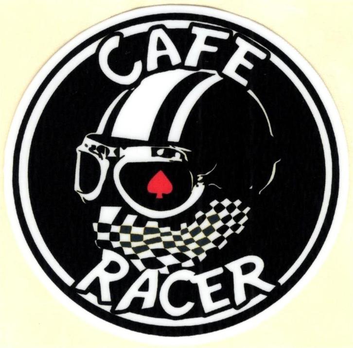Cafe Racer sticker #23, Motoren, Accessoires | Stickers, Ophalen of Verzenden