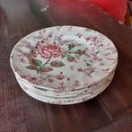 Johnson Brothers/Bros ROSE CHINTZ  Ontbijtborden 22 cm, Gebruikt, Ophalen of Verzenden, Bord(en), Overige stijlen