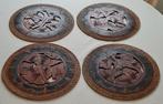 4 Prachtige handgesneden placemats / onderborden, Ophalen of Verzenden