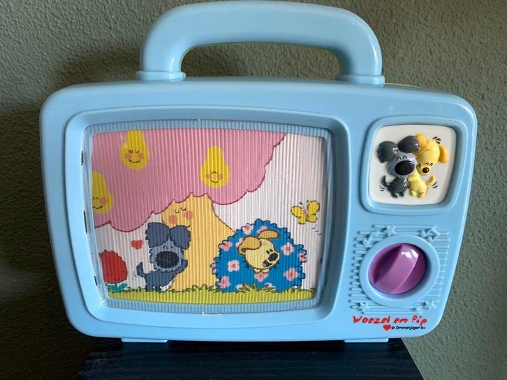 Wezel en Pip televisie muziekdoos, Kinderen en Baby's, Speelgoed | Overig, Jongen of Meisje, Ophalen of Verzenden