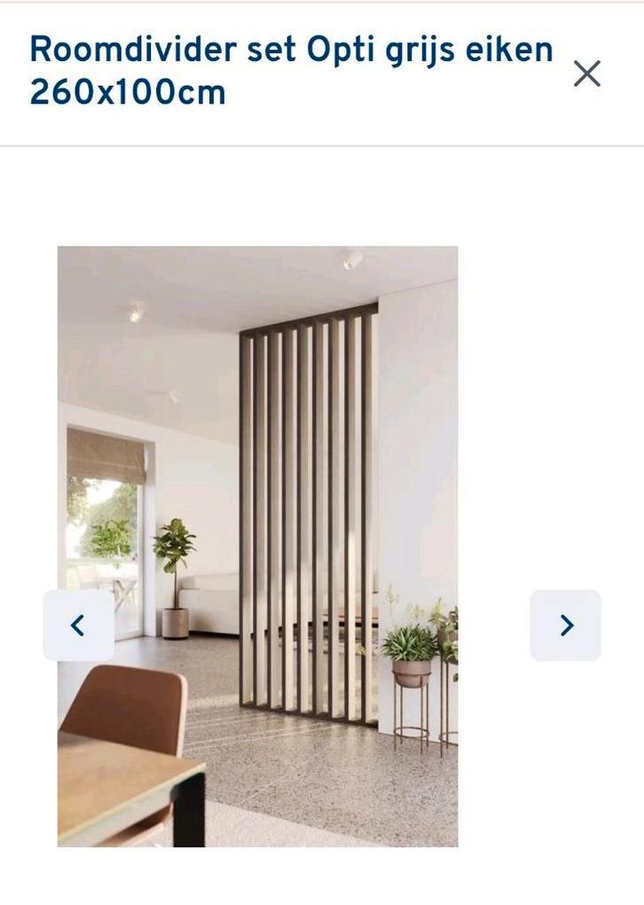 Roomdivider set opti grijs eiken, Huis en Inrichting, Overige Huis en Inrichting, Nieuw, Ophalen