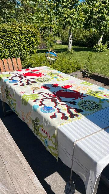 Tafelkleed stof katoen tuinfeest ?krabben  beschikbaar voor biedingen
