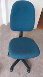 Bureaustoel blauw, Ophalen, Gebruikt, Blauw