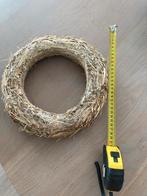 Stro krans / Krans - Decoratie, Ophalen, Zo goed als nieuw