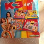 K3 4 in 1 Spelletjesdoos, Hobby en Vrije tijd, Gezelschapsspellen | Bordspellen, Een of twee spelers, Ophalen of Verzenden, Gebruikt