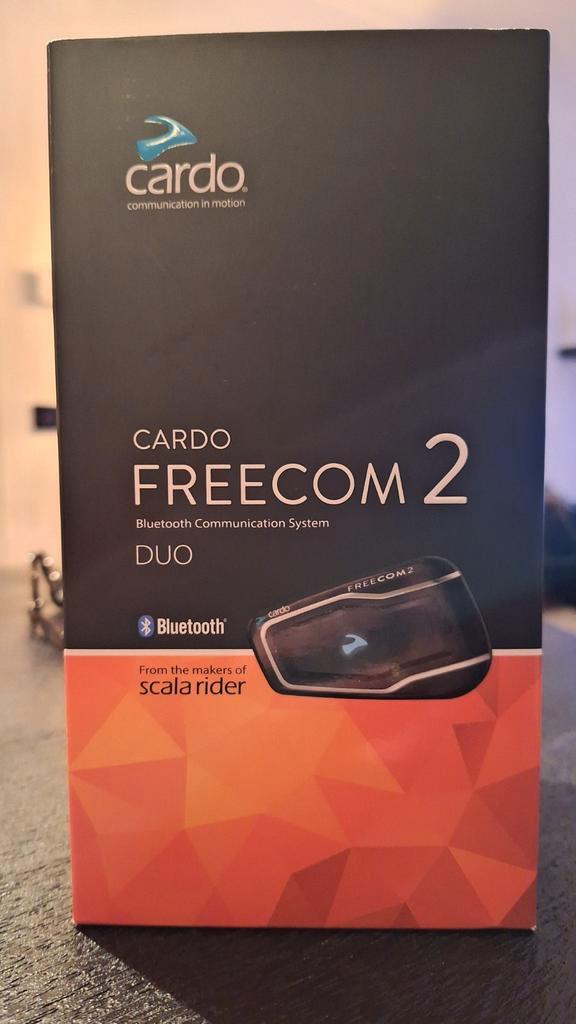 Cardo Freecom 2 Communicatiesysteem duo, Motoren, Kleding | Motorhelmen, Systeemhelm, XL, Overige merken, Tweedehands, Ophalen of Verzenden