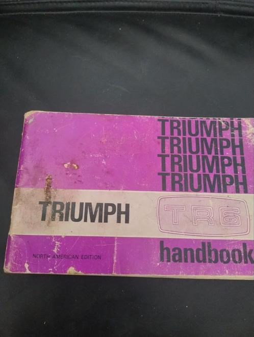 Handboek Triumph TR 6, Auto diversen, Handleidingen en Instructieboekjes, Ophalen of Verzenden