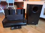 Complete Onkyo 5.1 Surround set inc subwoofer, Gebruikt, Complete surroundset, 120 watt of meer, Ophalen
