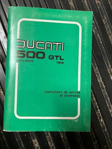 Instructieboekje Ducati 500GTL parallel twin A beschikbaar voor biedingen