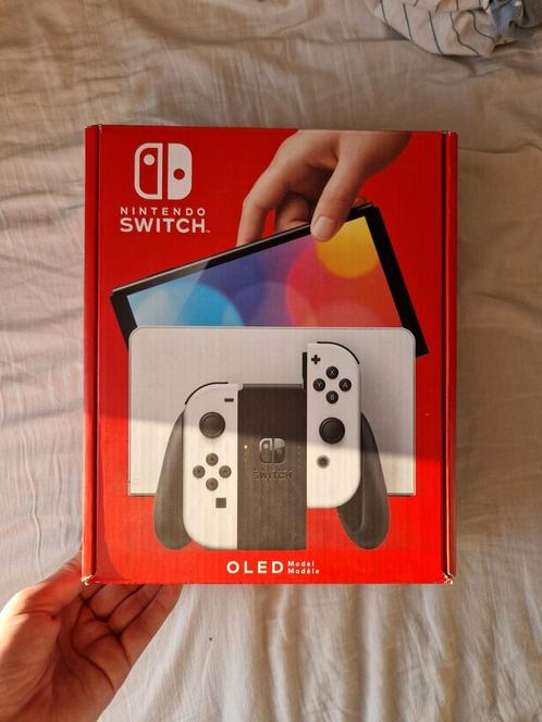 Nintendo Switch OLED model COMPLEET, Spelcomputers en Games, Spelcomputers | Nintendo Switch, Zo goed als nieuw, Switch OLED, Met 1 controller