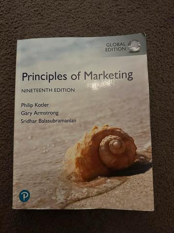 Principles of Marketing 19th edition beschikbaar voor biedingen
