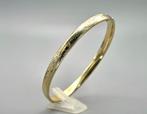 Gouden bewerkte slavenarmband veiligheidsslot. 2025/623., Sieraden, Tassen en Uiterlijk, Armbanden, ., Ophalen of Verzenden, Zo goed als nieuw