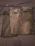 Jongens Spijkerbroek XS - Wijde Pijp, Onbekend, Zwart, W32 (confectie 46) of kleiner, Ophalen of Verzenden