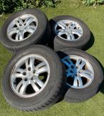 Set 4 Hyundai lichtmetalenvelgen en Continental winterbanden, Auto-onderdelen, Banden en Velgen, Ophalen, Gebruikt, 16 inch, Banden en Velgen