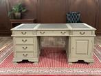 Klassiek Engels bureau (partnerdesk) #535, Ophalen of Verzenden, Zo goed als nieuw, Bureau